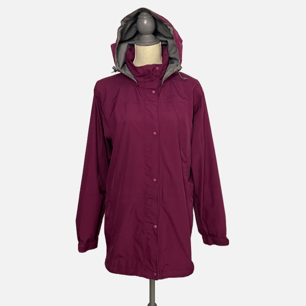 Mountain Equipment Coop MEC Women’s Gore Tex Rain Jacket Coat Hood Berry Medium